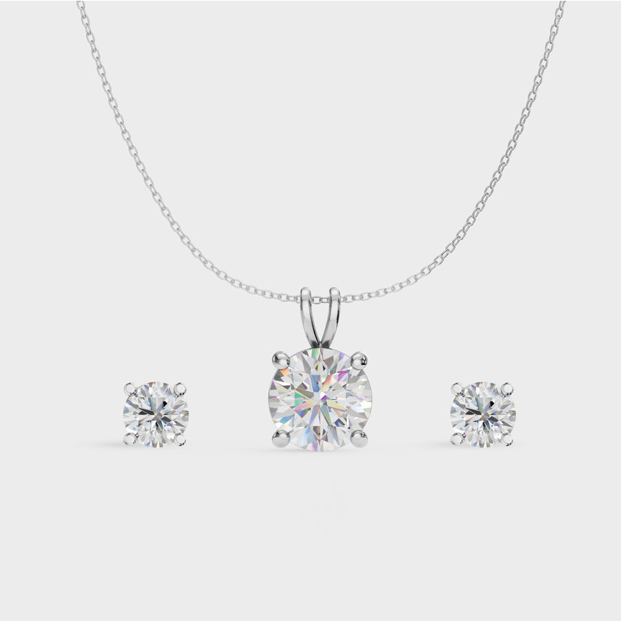 Round Shape Pendant Silver Jewellery for Women & Girl's | Great for Gifting