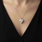 92FIVE JEWELS 925 Silver Heart Shape PendantSilver Jewellery for Women & Girl's | Great for Gifting