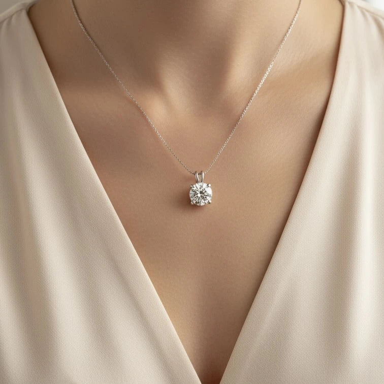 92FIVE JEWELS 925 Silver Round Shape PendantSilver Jewellery for Women & Girl's | Great for Gifting