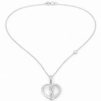 Twisted Heart 925 Silver Pendant