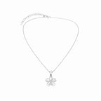 Floral Diamond-Cut Pendant