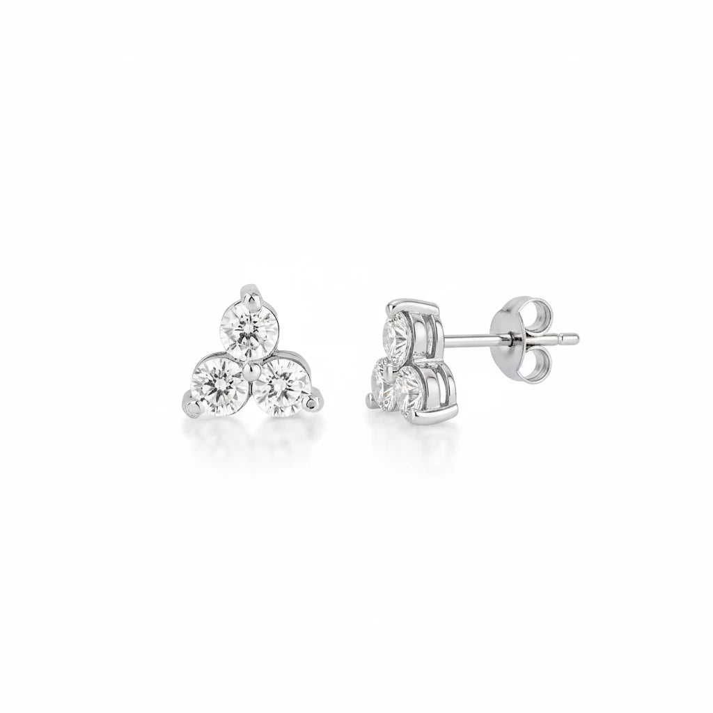Trio Tiny Stud Earrings