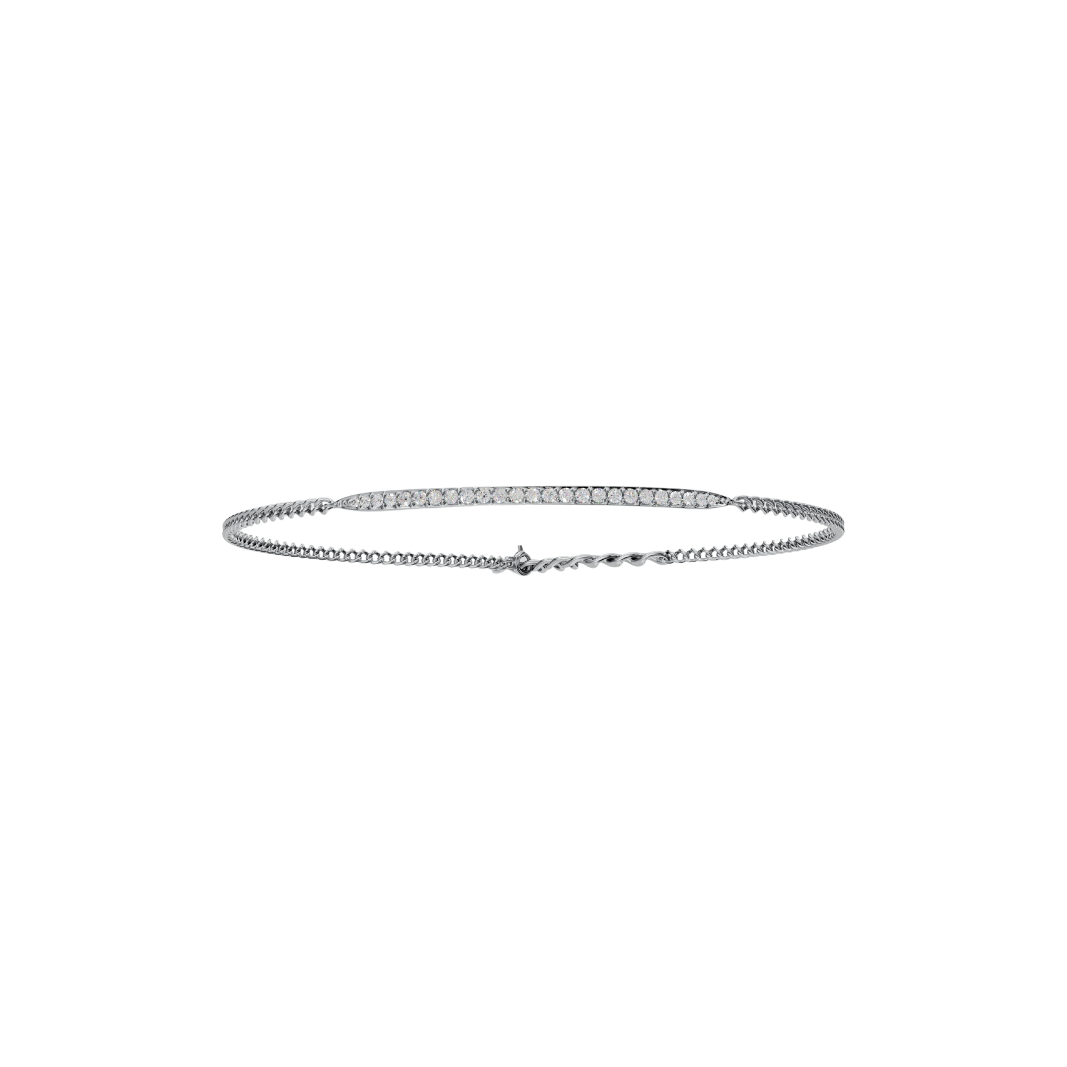 Linear Diamond Bracelet - 92Five