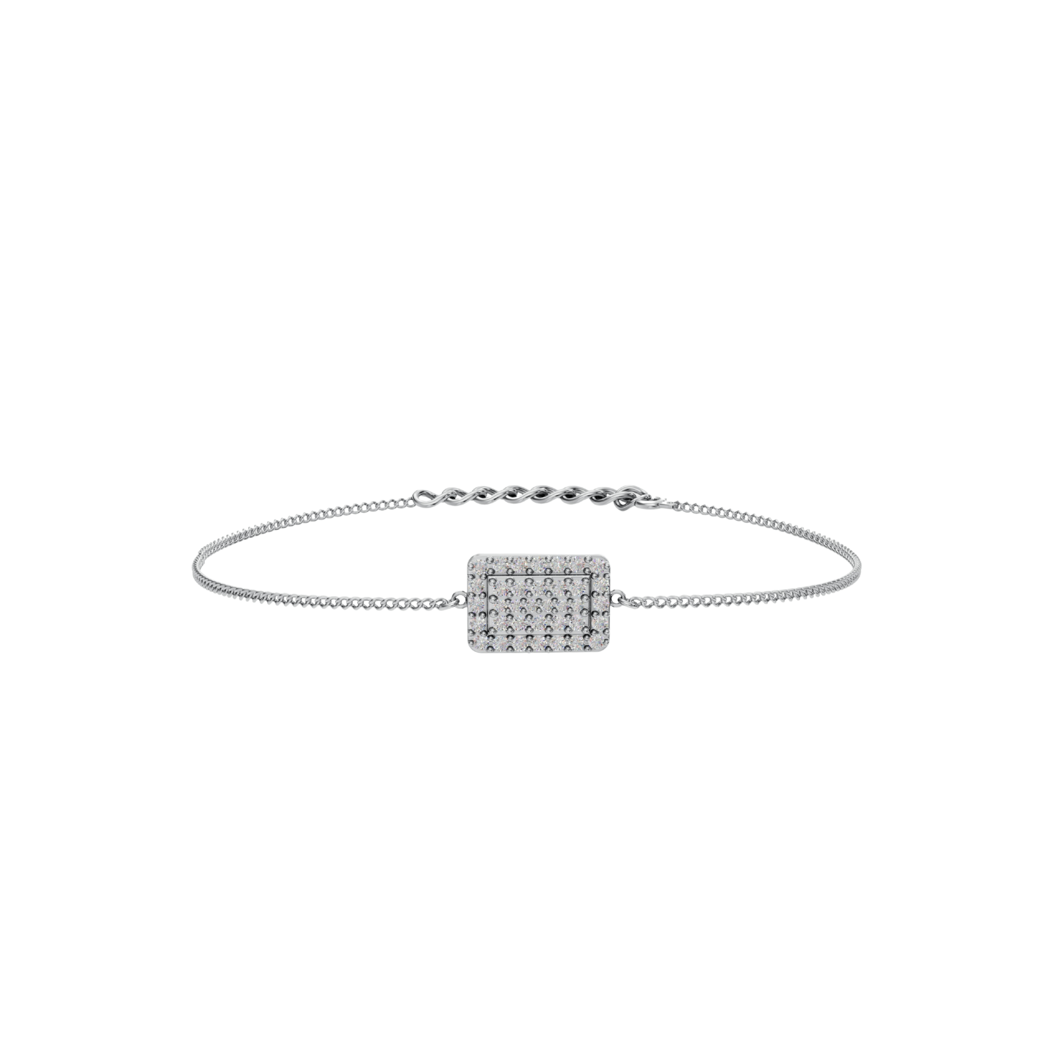 Sparkle Grid Bracelet – Modern Shine Meets Minimal Elegance - 92Five Main image