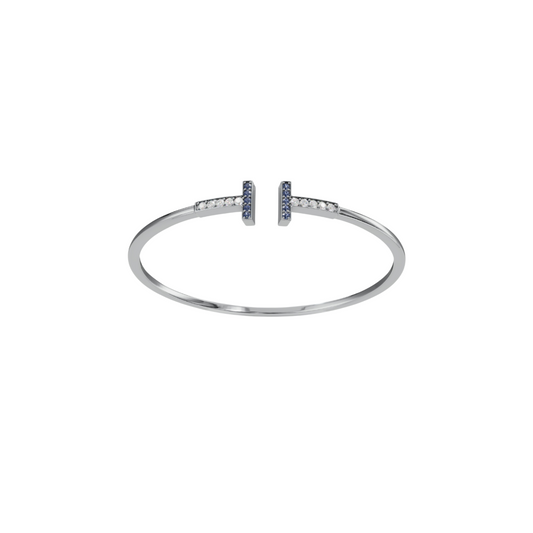 Twisting T Toi et Moi Diamond Bracelet