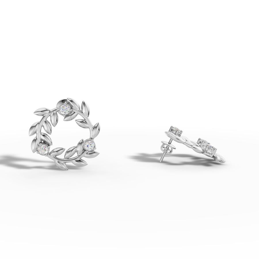 Flower Wreath Earrings