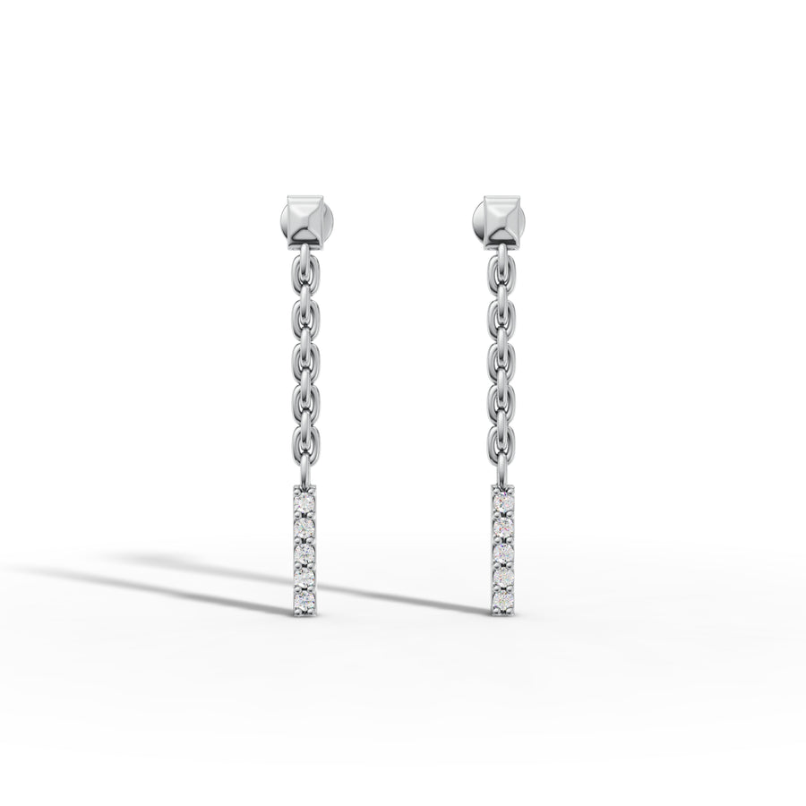 Everyday Diamond Drop Earrings