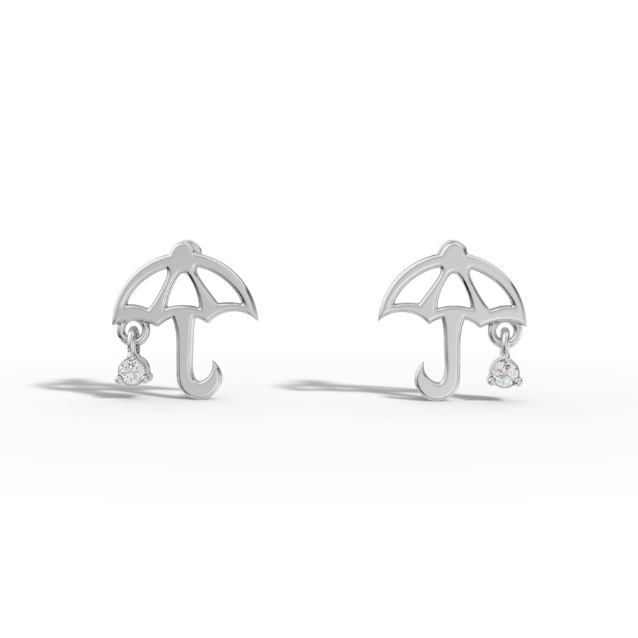 Dangling Umbrella Earrings