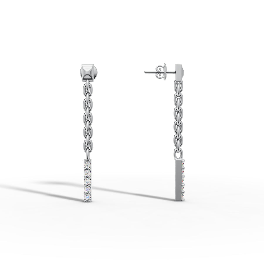 Everyday Diamond Drop Earrings