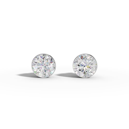 Simple Diamond Earrings - 92Five