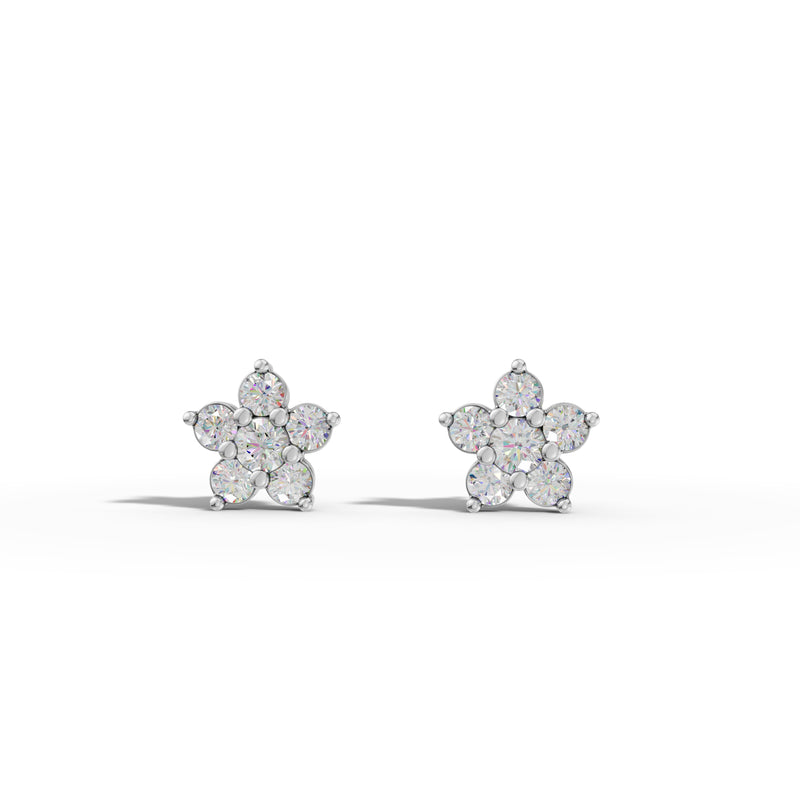 Floral Diamonds Earrings