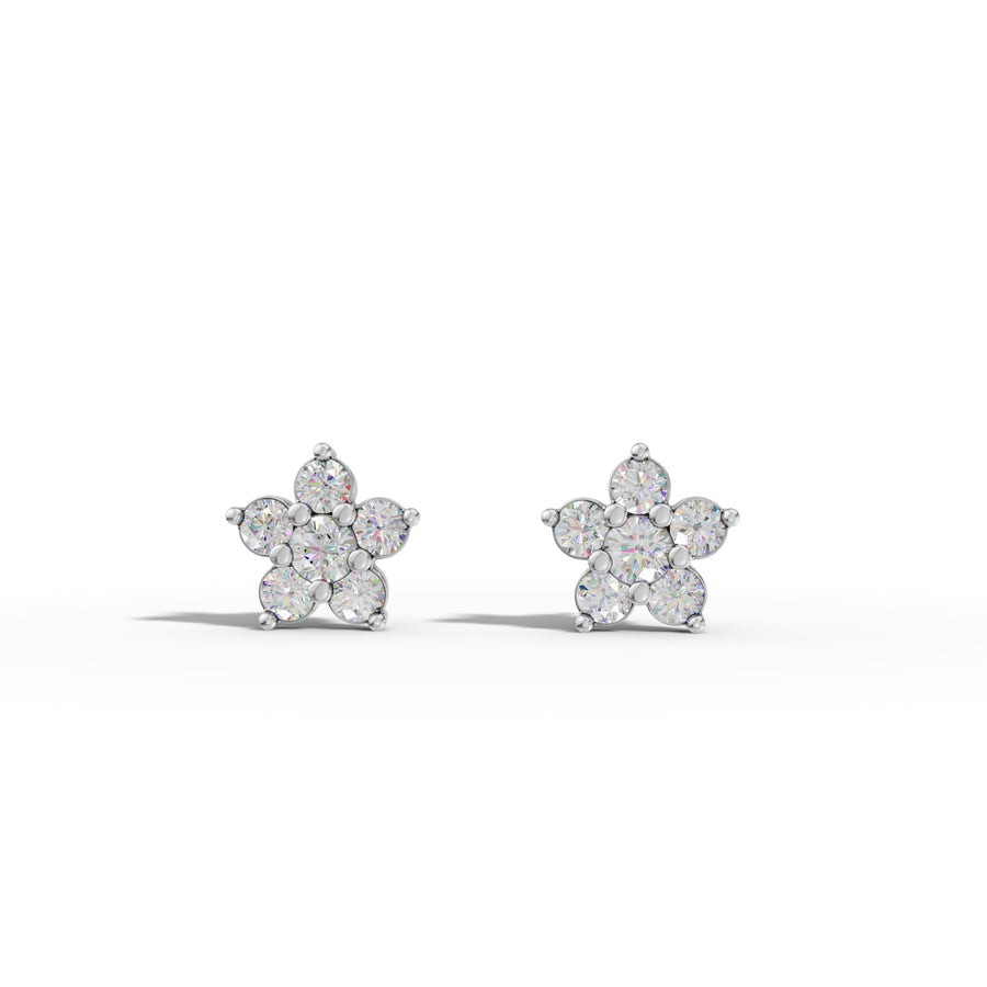 Floral Diamonds Earrings