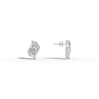 Round Diamond Italian Stud Earrings - 92Five