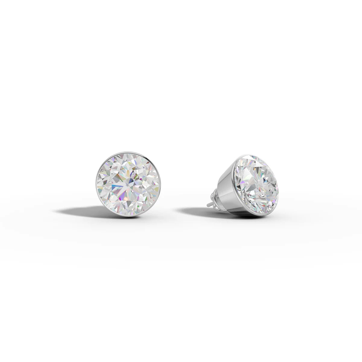 Round Diamond Stud
