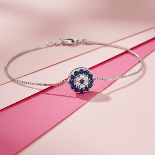Circular Evil eye Bracelet
