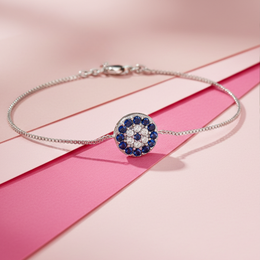 Circular Evil eye Bracelet