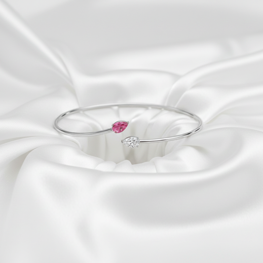 Aurora Drop Open Bracelet