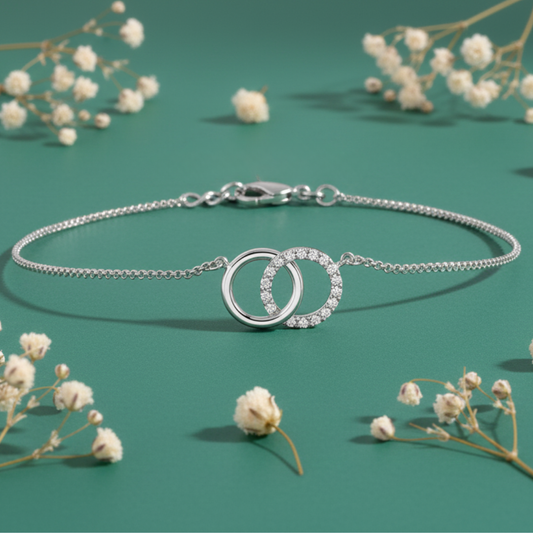 Interlinked Charm Bracelet