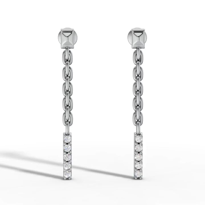Everyday Diamond Drop Earrings
