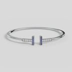 Twisting T Toi et Moi Diamond Bracelet