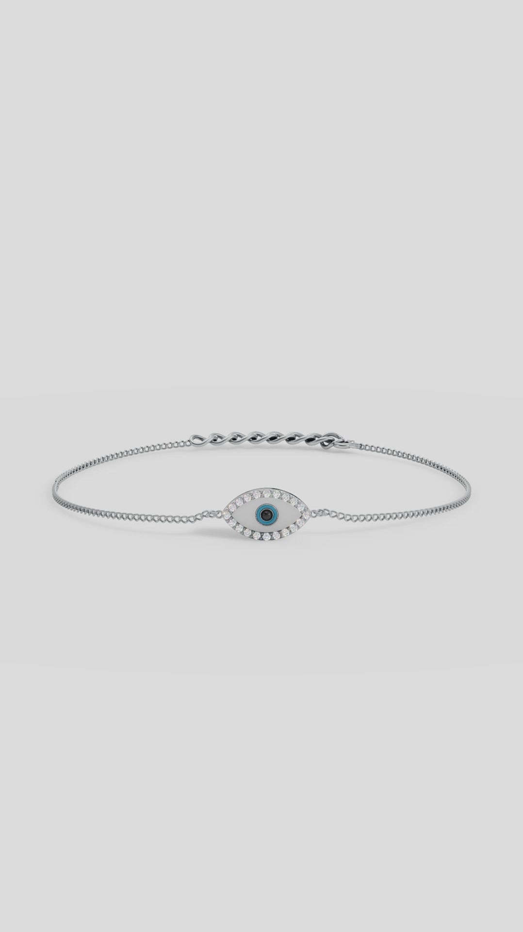Minimalist Evil Eye Bracelet