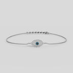 Minimalist Evil Eye Bracelet