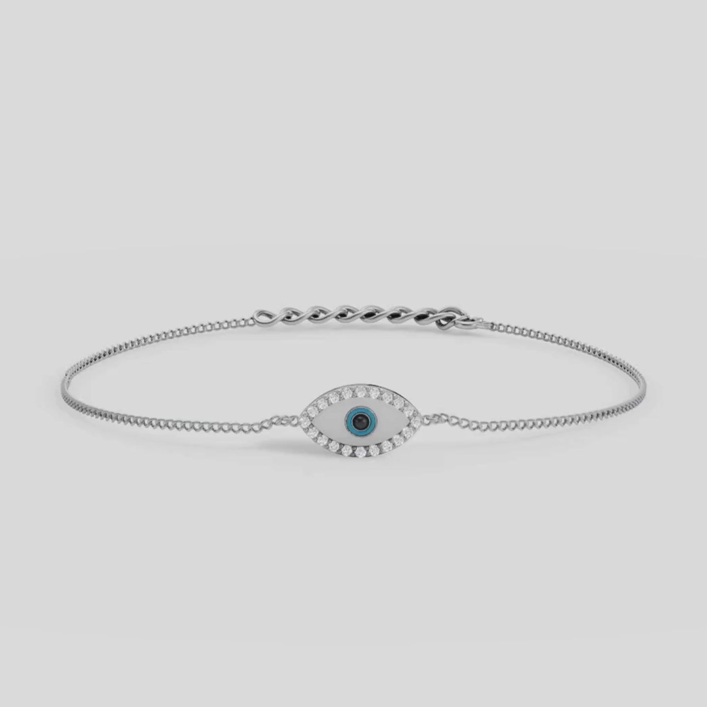 Minimalist Evil Eye Bracelet
