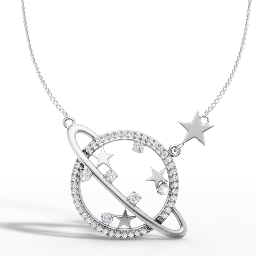 Planet Charm Pendant