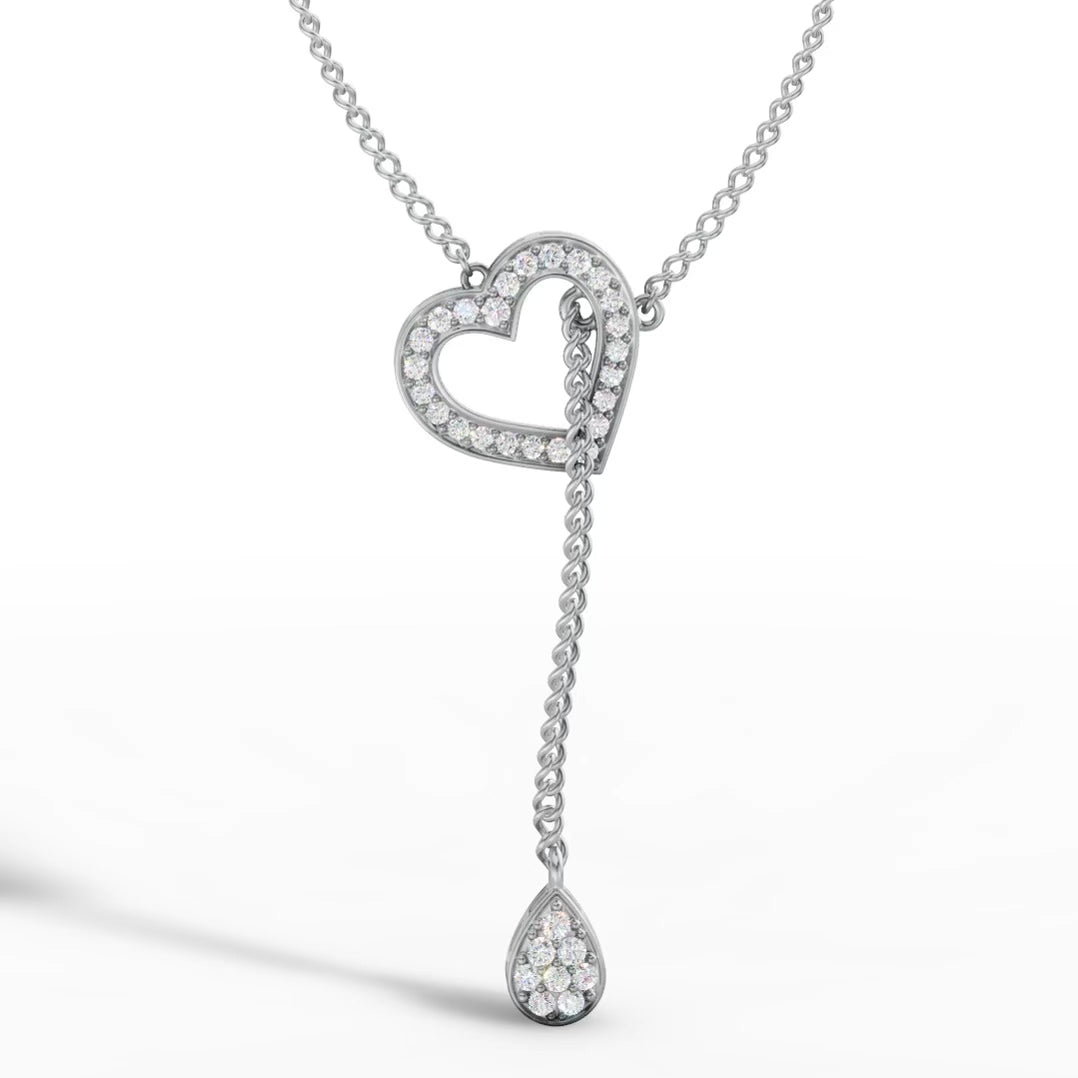 Heart Shape Delicate Diamond Mangalsutra