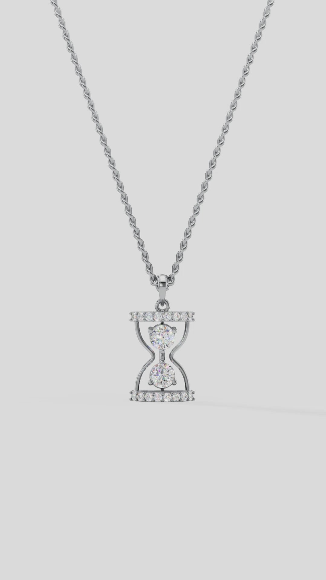 Sand Timer Charm Pendant