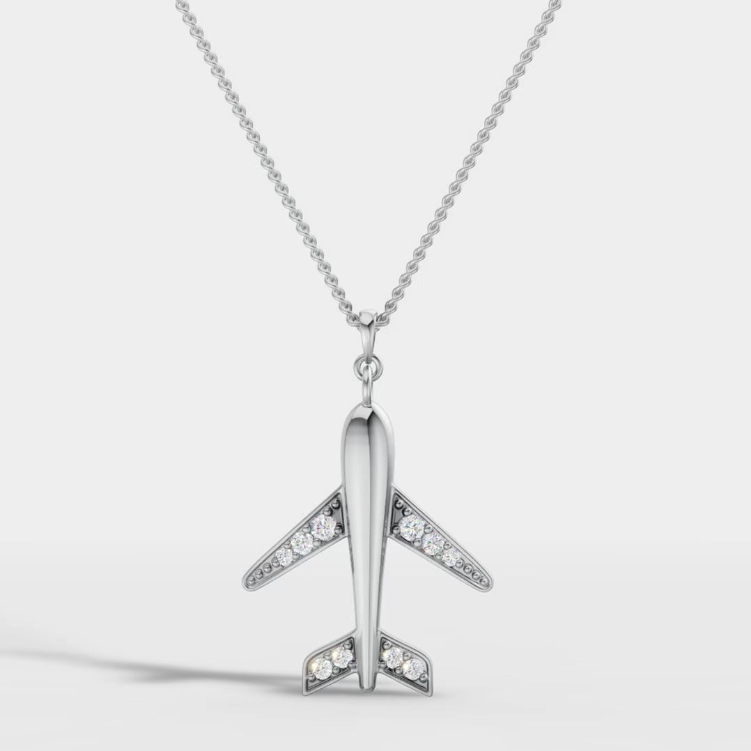 Airplane Charm Pendant