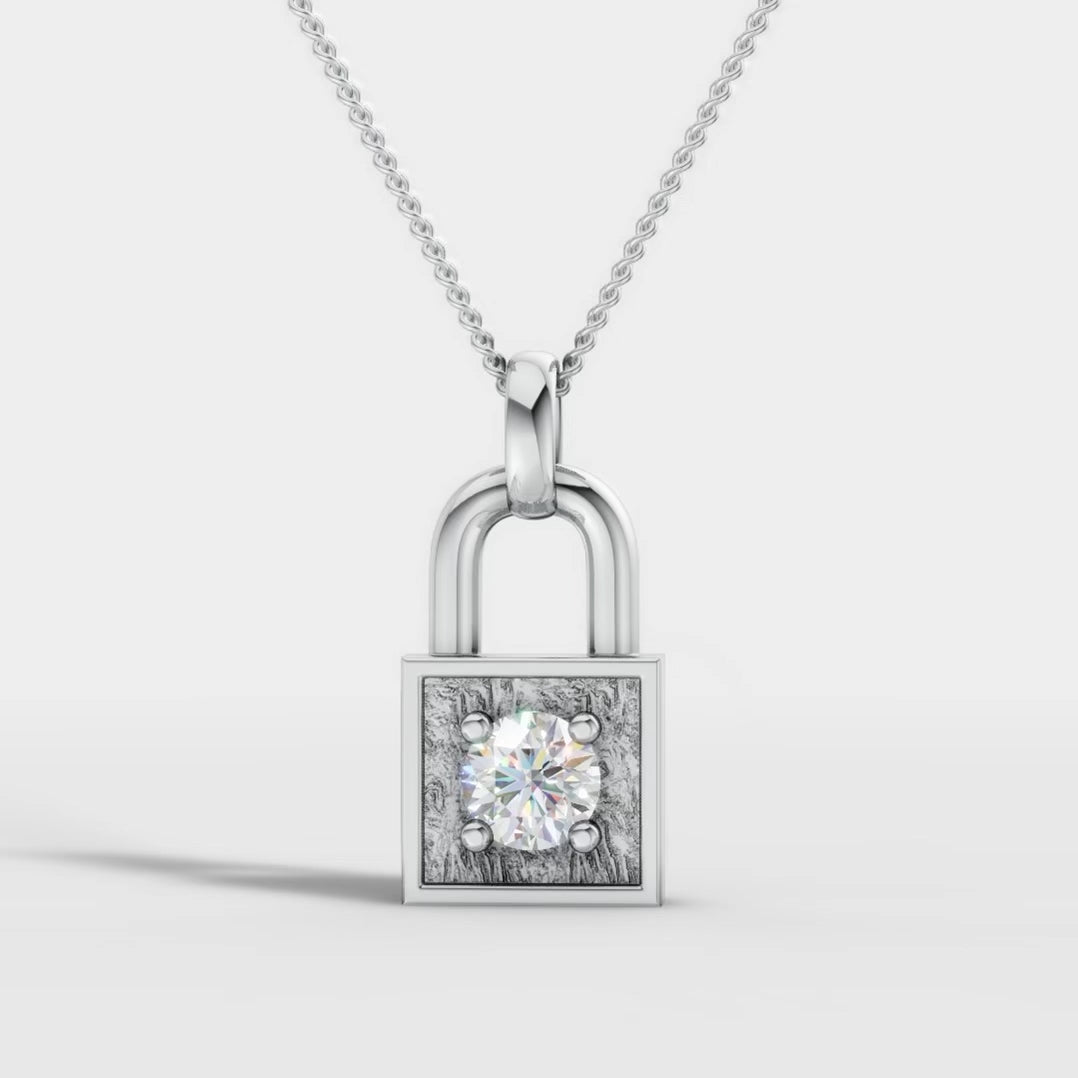 Lock Charm Pendant