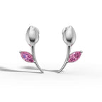Tulip Minimalist Earrings