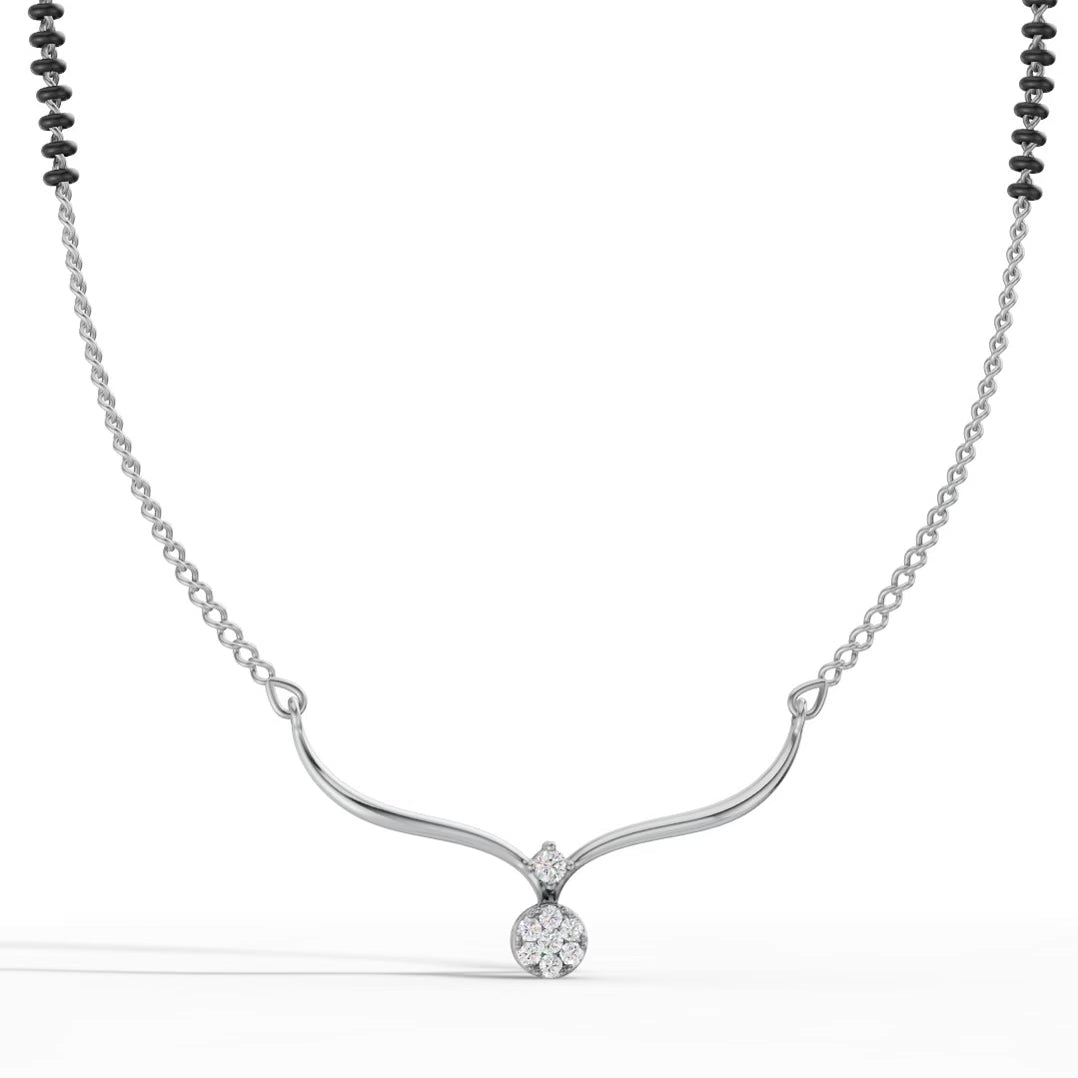 Tanmaniya Diamond Mangalsutra