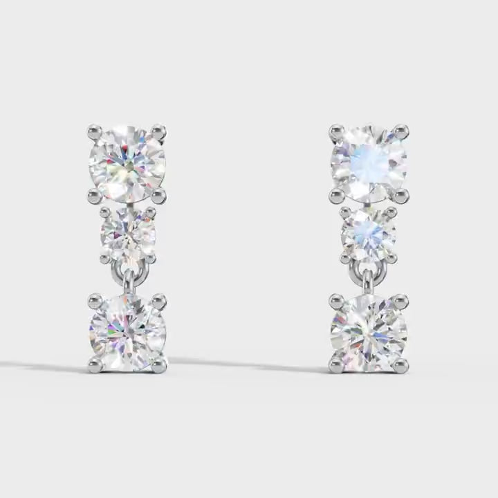 Dazzling Huggie Earrings