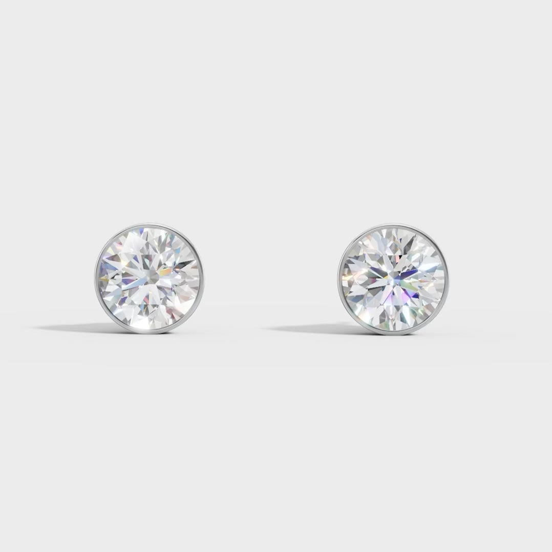 Solitaire Diamond Studs