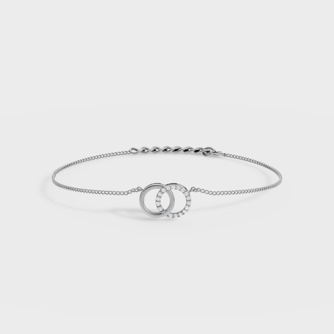 Interlinked Charm Bracelet