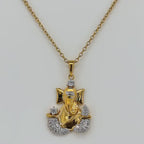 18KT Gold Ganesha Blessings Pendant