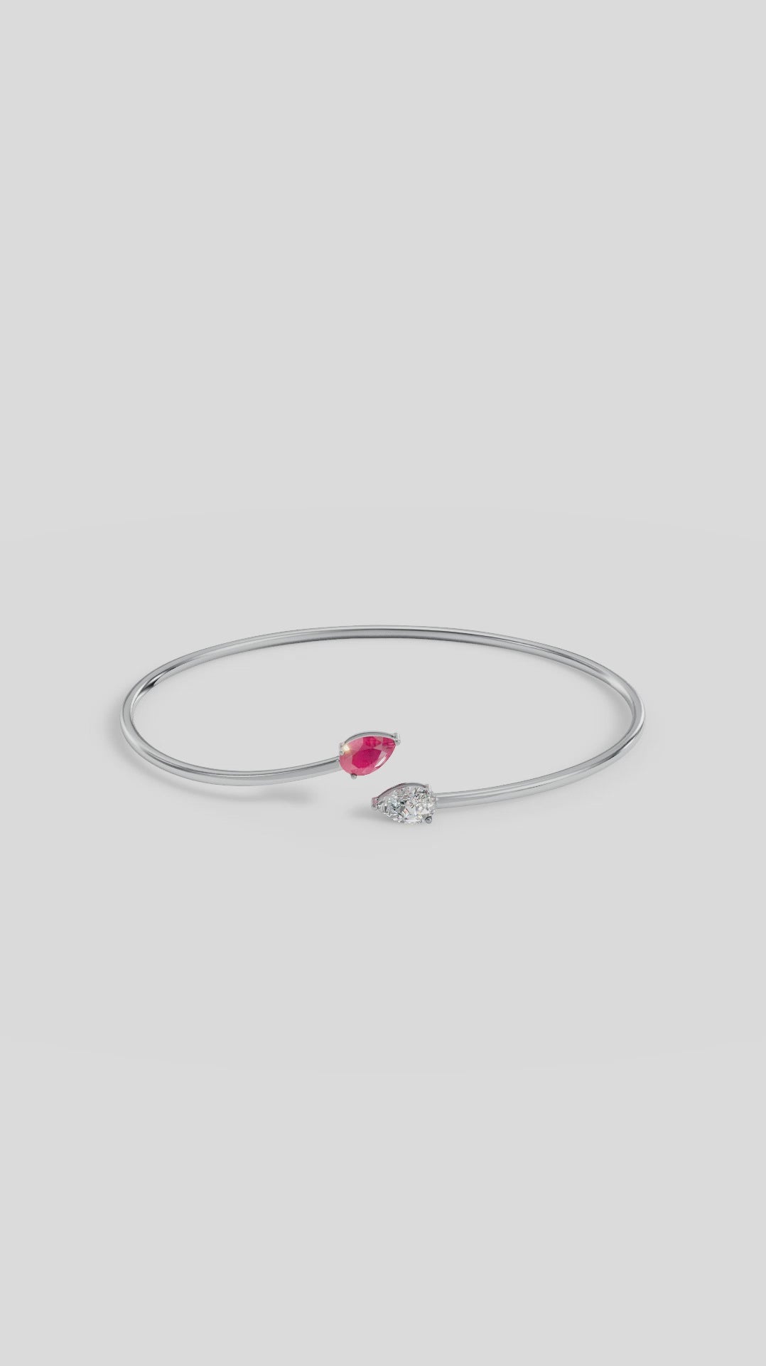 Twisting Toi et Moi Diamond Bracelet