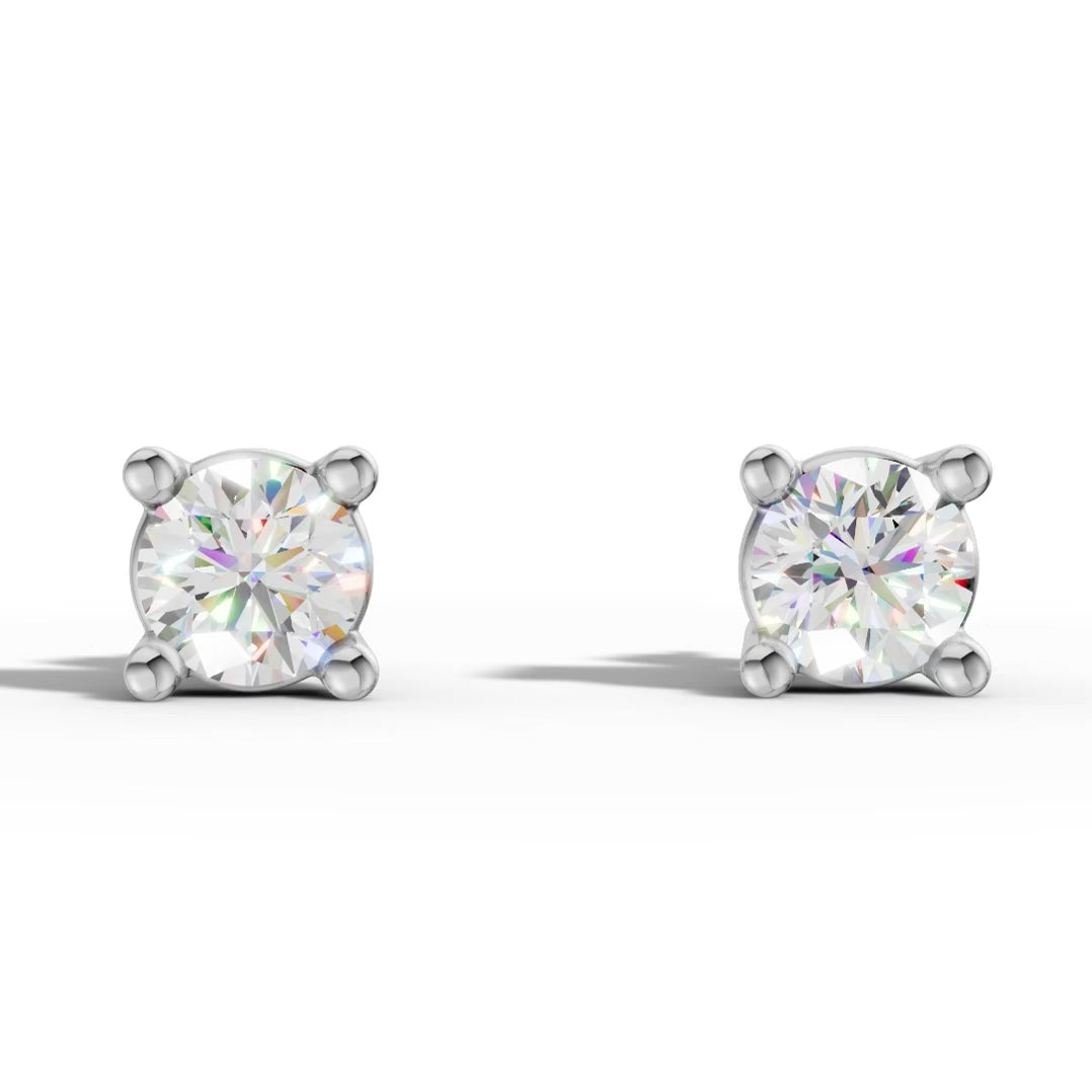 92five jewels 925 Silver Round Earrings Or Mini Studs Silver Jewellery for Women & Girl's | Great for Gifting