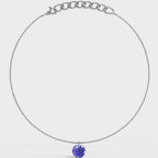 Blue Diamond Anklet