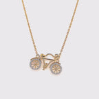 Vintage Bicycle 18K Gold Vermeil Pendant