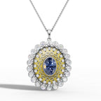 Traditional Kudan Polki Diamond Pendant