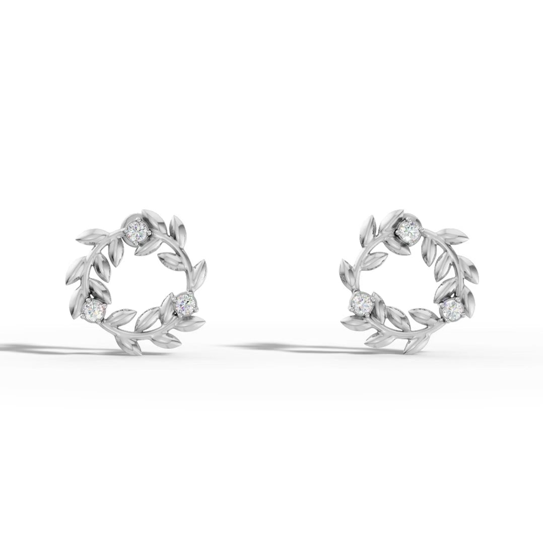 Flower Wreath Earrings