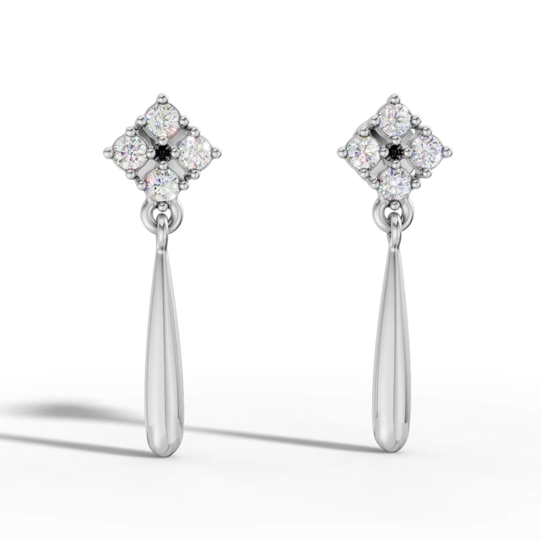 European Snowflake Earrings