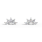 Flora Halo Diamond Earrings