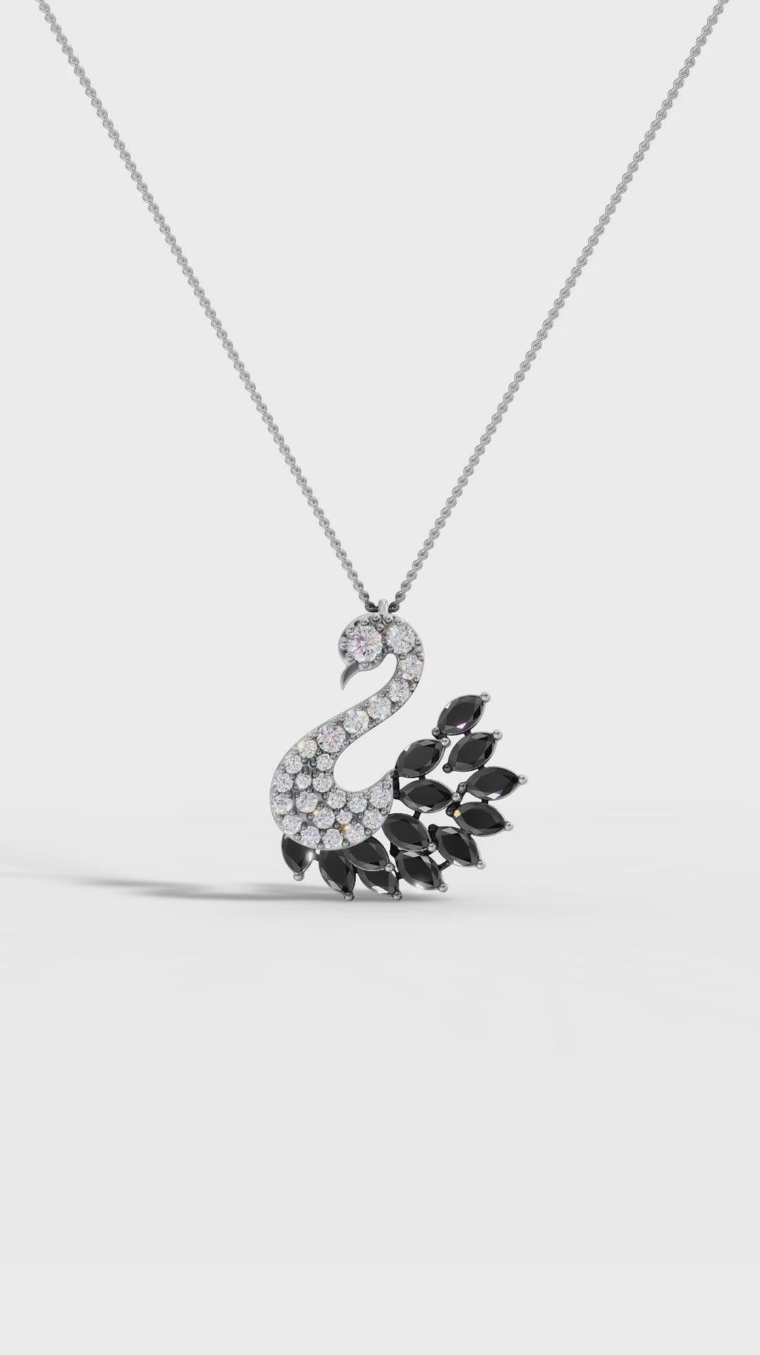 Swan Charm Pendant