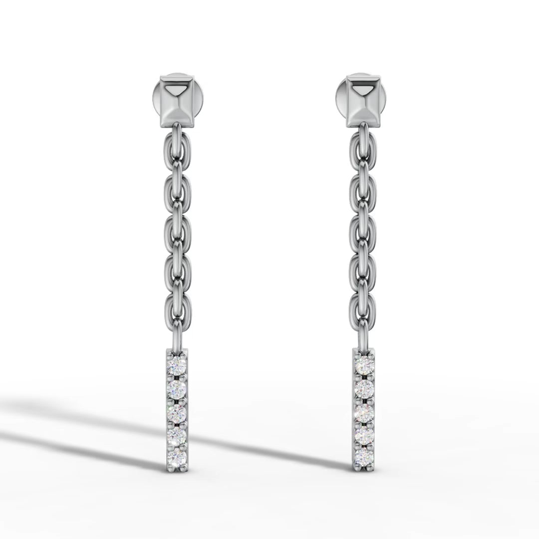 Everyday Diamond Drop Earrings