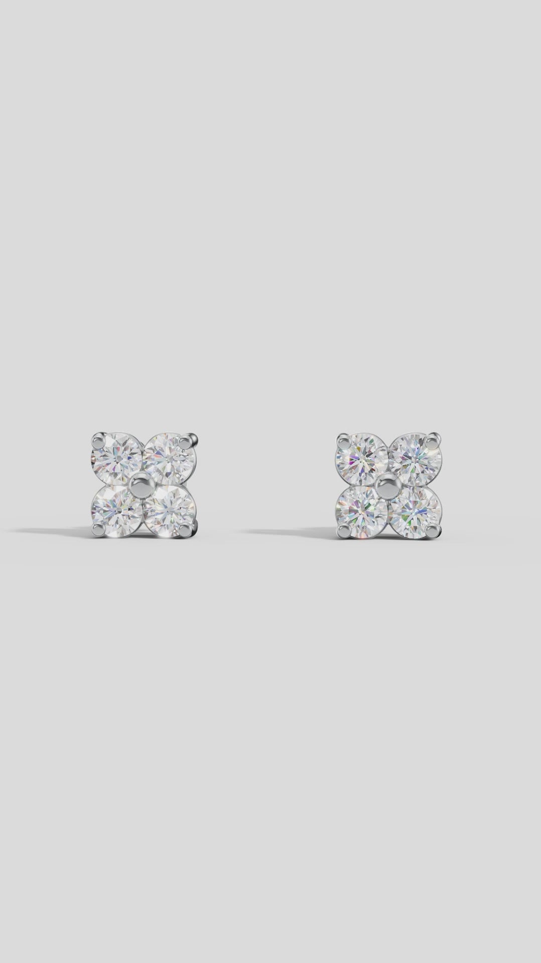 Korean Flower Earrings