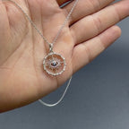 Sapphire Evil Eye Pendant